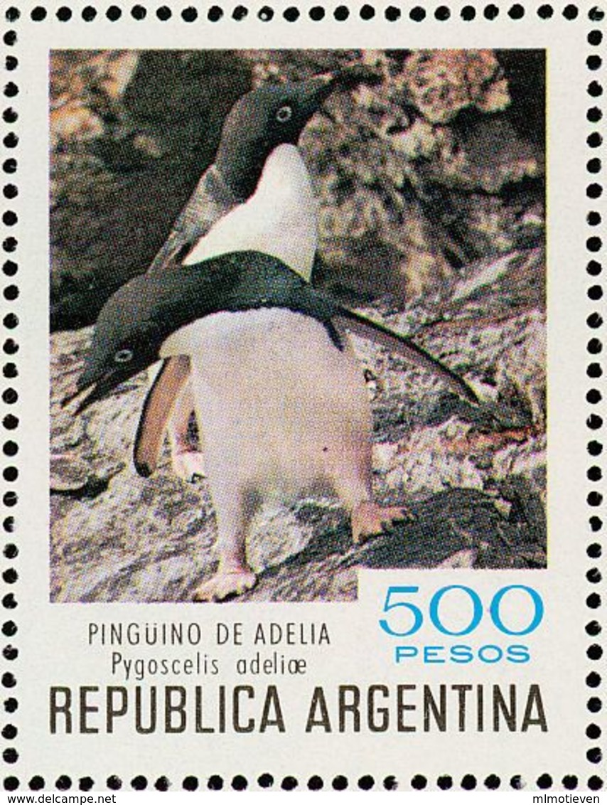 MDB-BK2-398 MINT ¤ ARGENTINA 1980 8w in serie ¤ OISEAUX - BIRDS - PAJAROS - VOGELS - VÖGEL -