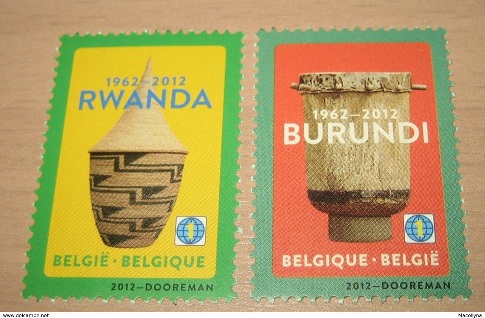 4240**+ 4241** Burundese Trom + Rwandees Mandje  Postfris - Tambour Burundais MNH ( 2 Timbres World) 2 X Wereld - Nuovi