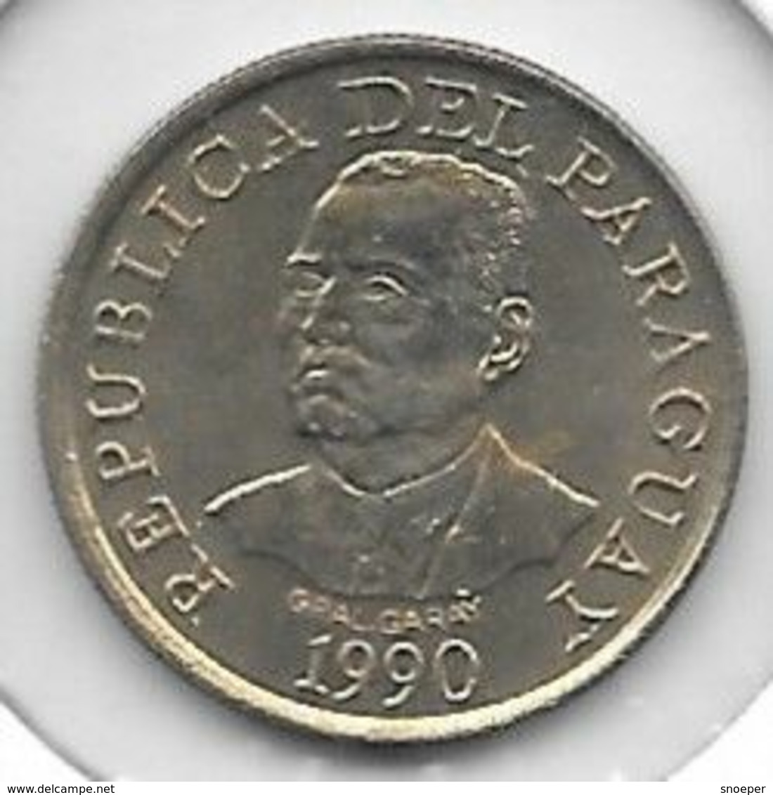 *paraguay 10 Guaranies  1990  Km 178 Bu - Paraguay