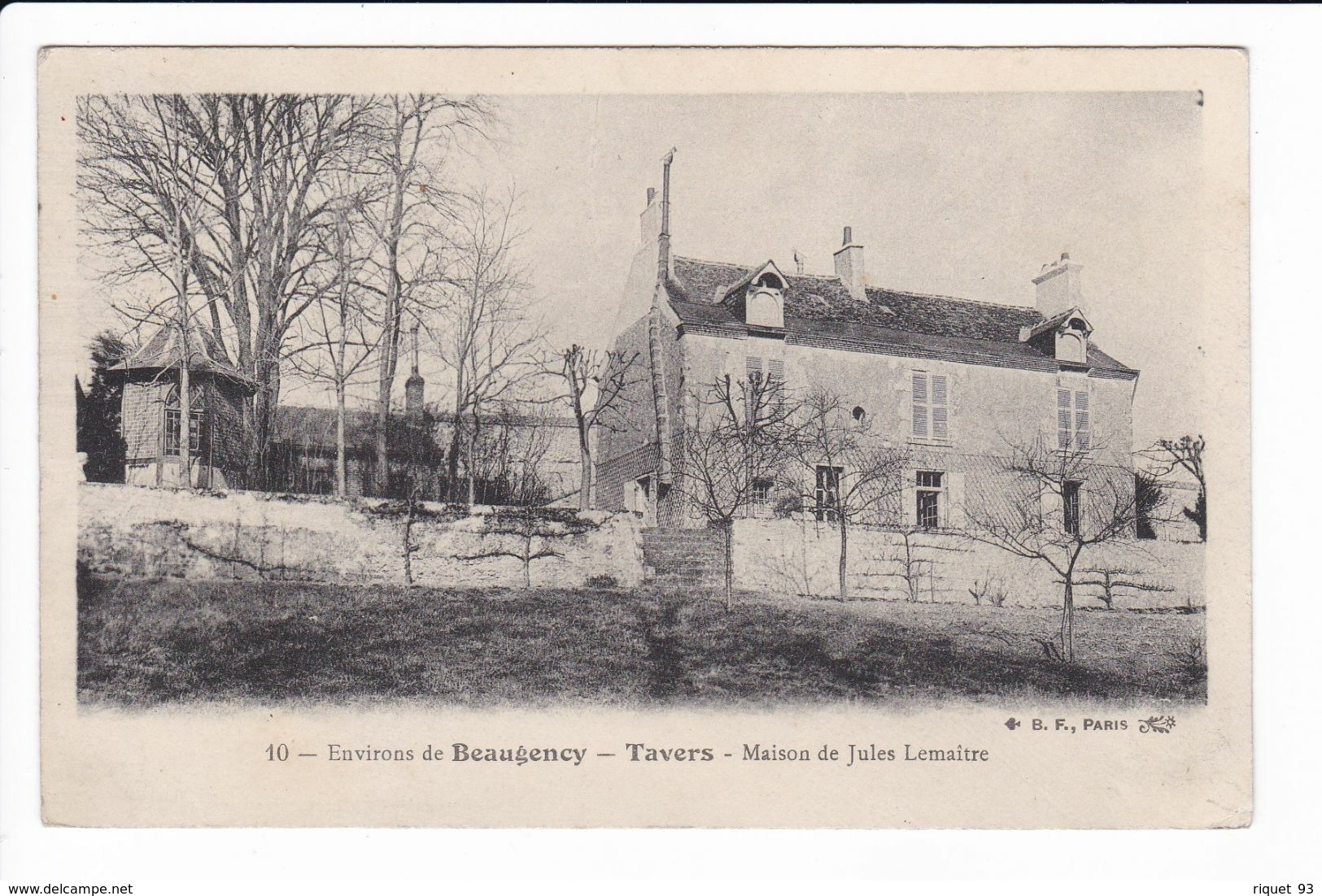 10 - Environs De Beaugency - Tavers - Maison De Jules Lemaître - Other & Unclassified