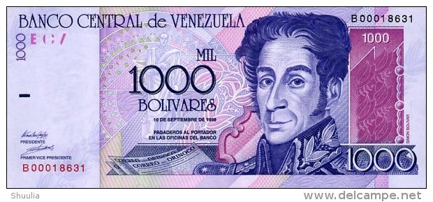 Venezuela 1000 Bolivares 1998 Pick 79 UNC - Venezuela