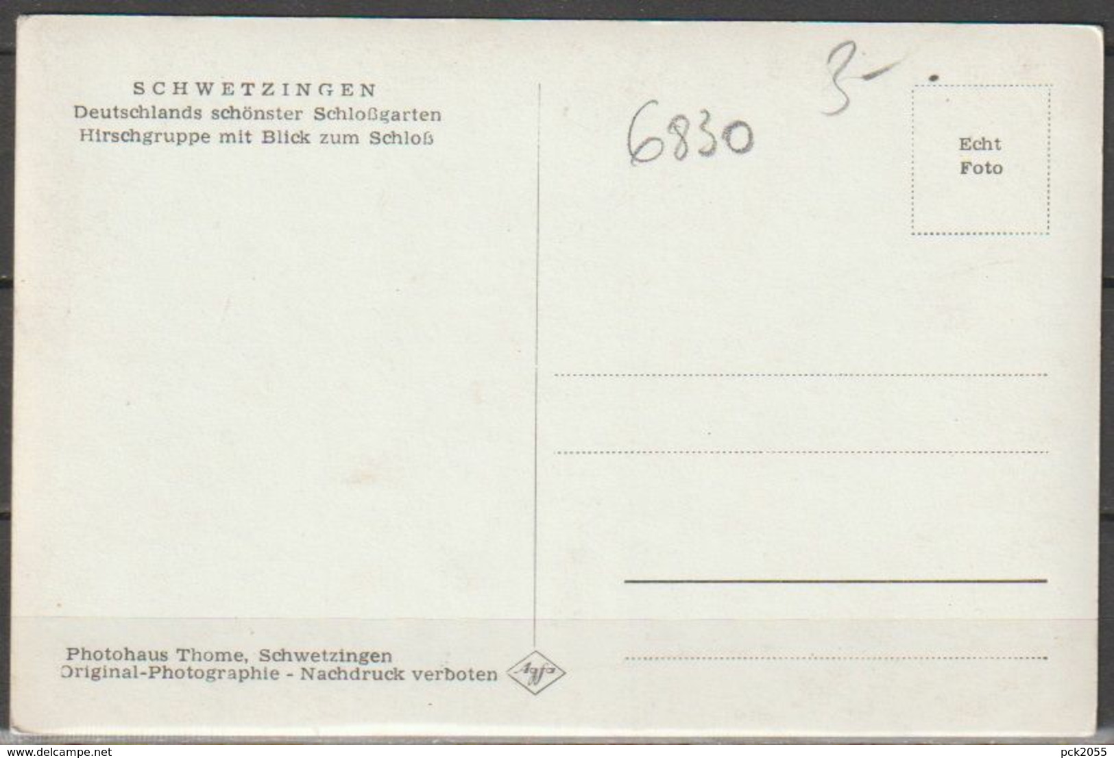 Schwetzingen Deutschlands Schönster Schloßgarten  Ungelaufen ( AK 1297 )  Günstige Versandkosten - Schwetzingen