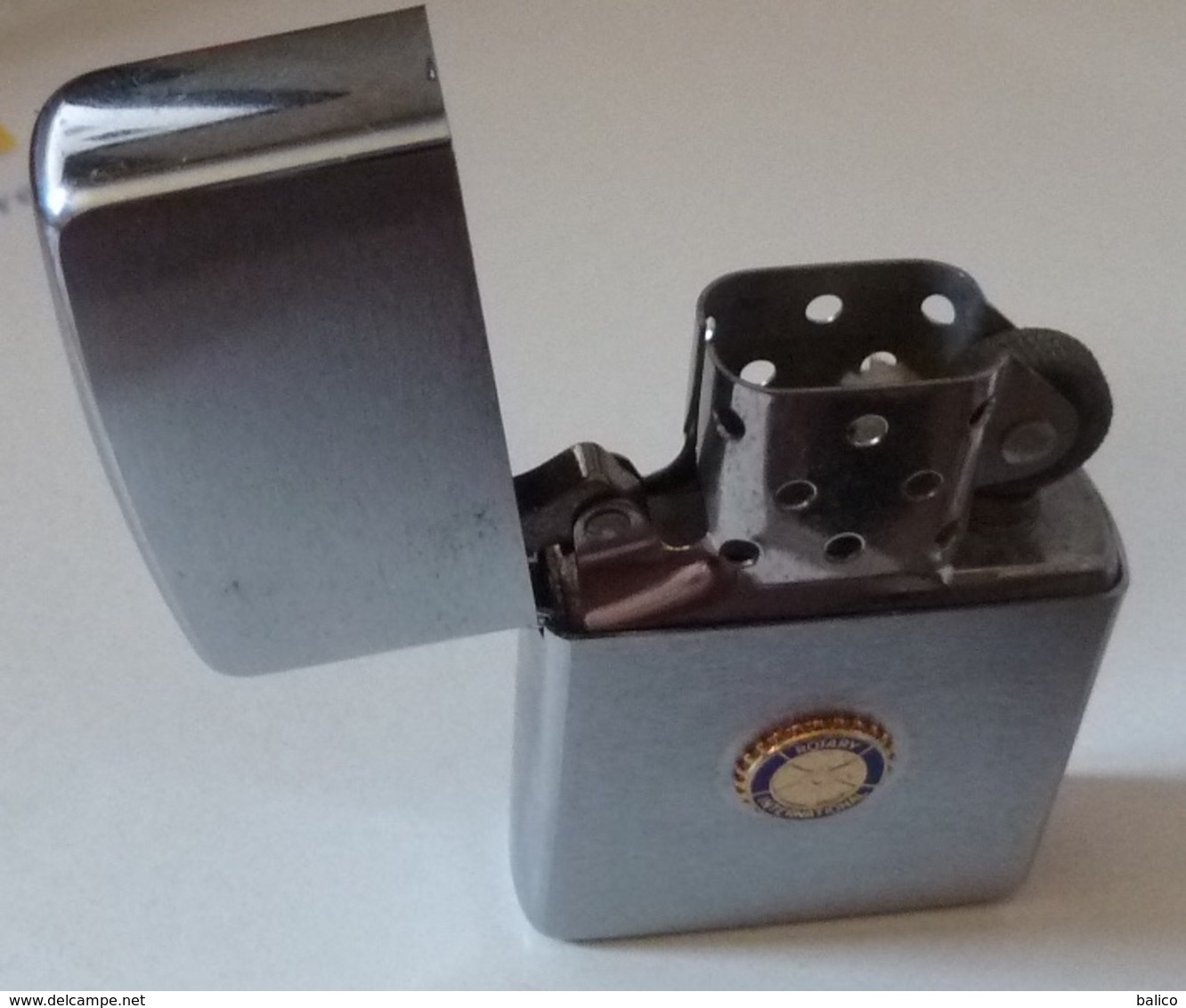 Zippo - ROTARY  INTERNATIONAL - Acier Brossé, Année 1991 (jamais Servi) -  Réf, 785 - Zippo