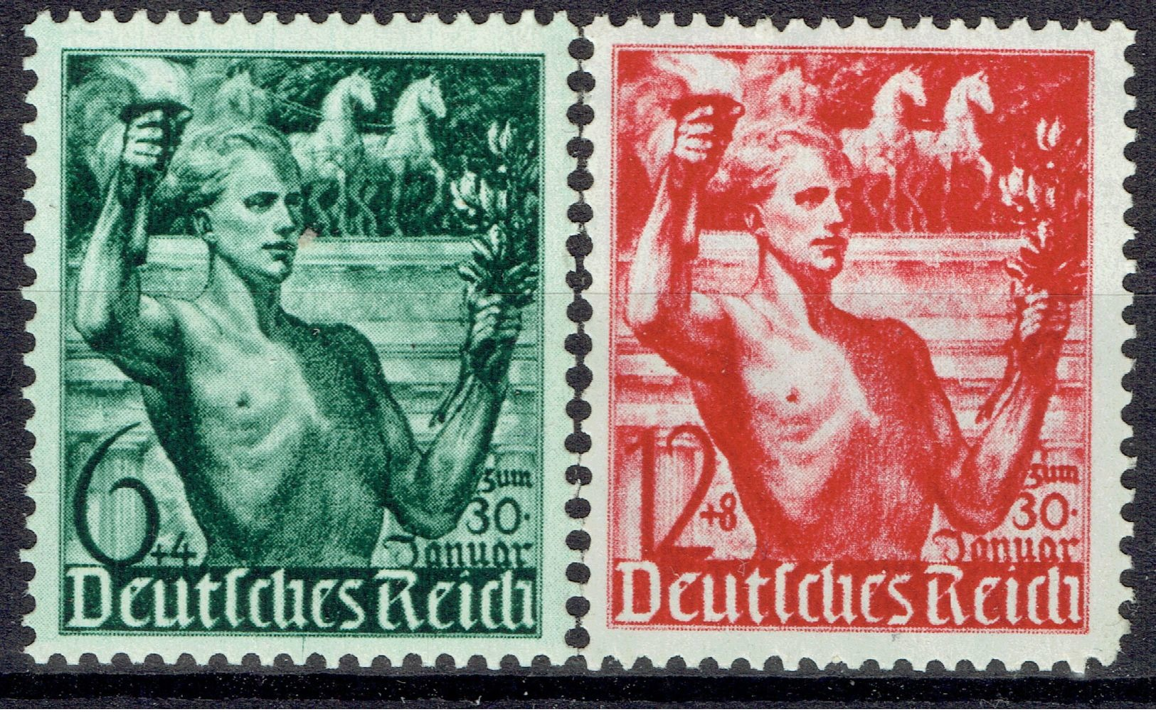 Deutsches Reich - Michel 660/661 Pfr.**/MNH - Unused Stamps