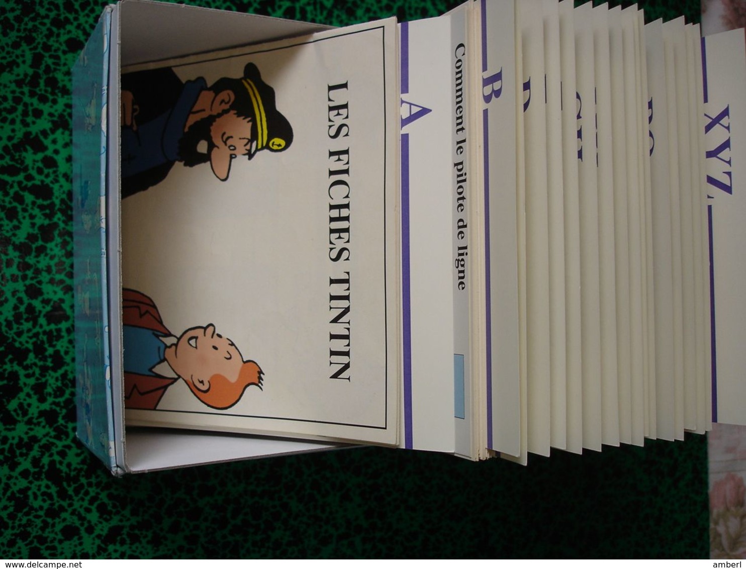 Kuifje TinTin " Les Fiches TinTin " Collection De 207 Fiches Differentes Plus 201 Doubles - Altri & Non Classificati