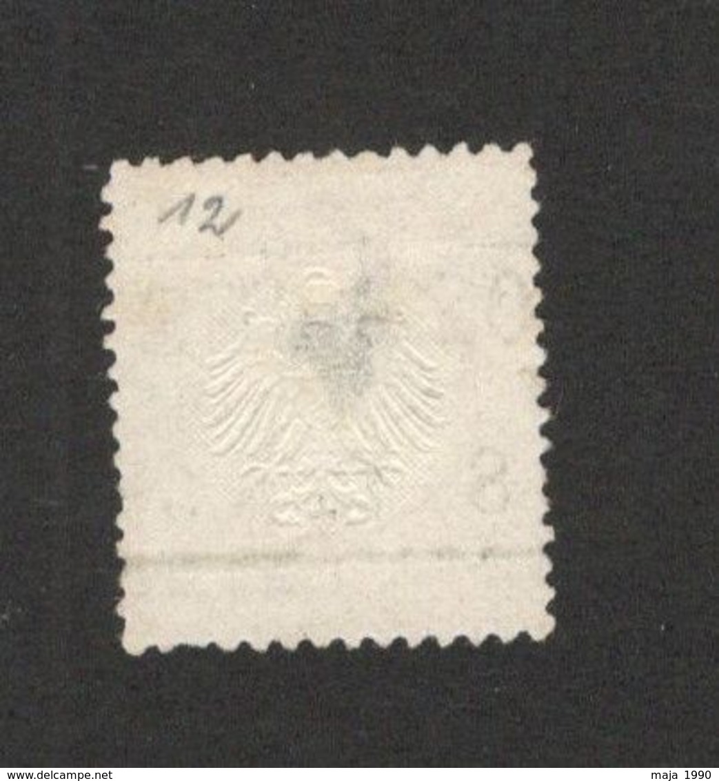 GERMANY REICH- USED STAMP , 1/2 Gr - 1872. - Used Stamps