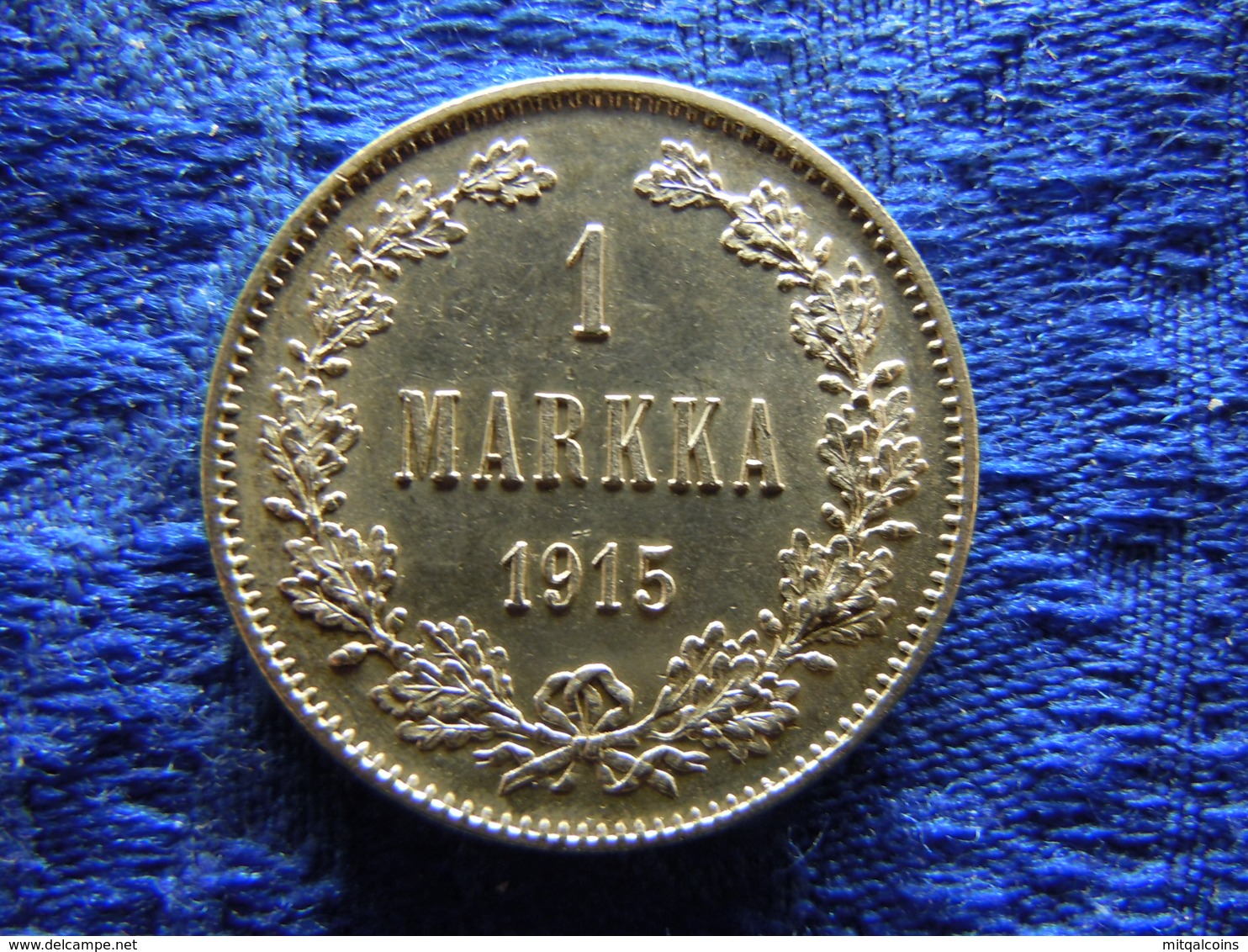 FINLAND 1 MARKKA 1915, KM3.2 AU - Finlandia