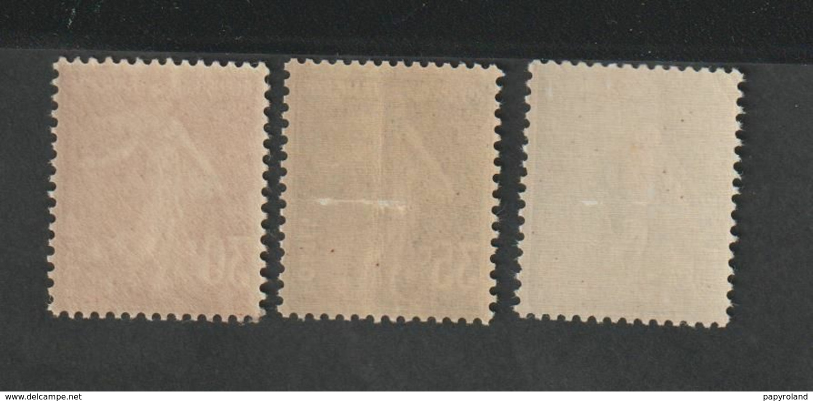 Timbres 1937 - 39 -    N°360 - 362   Type Semeuse Fond Plein -  Neufs Sans Charnière - - Ungebraucht