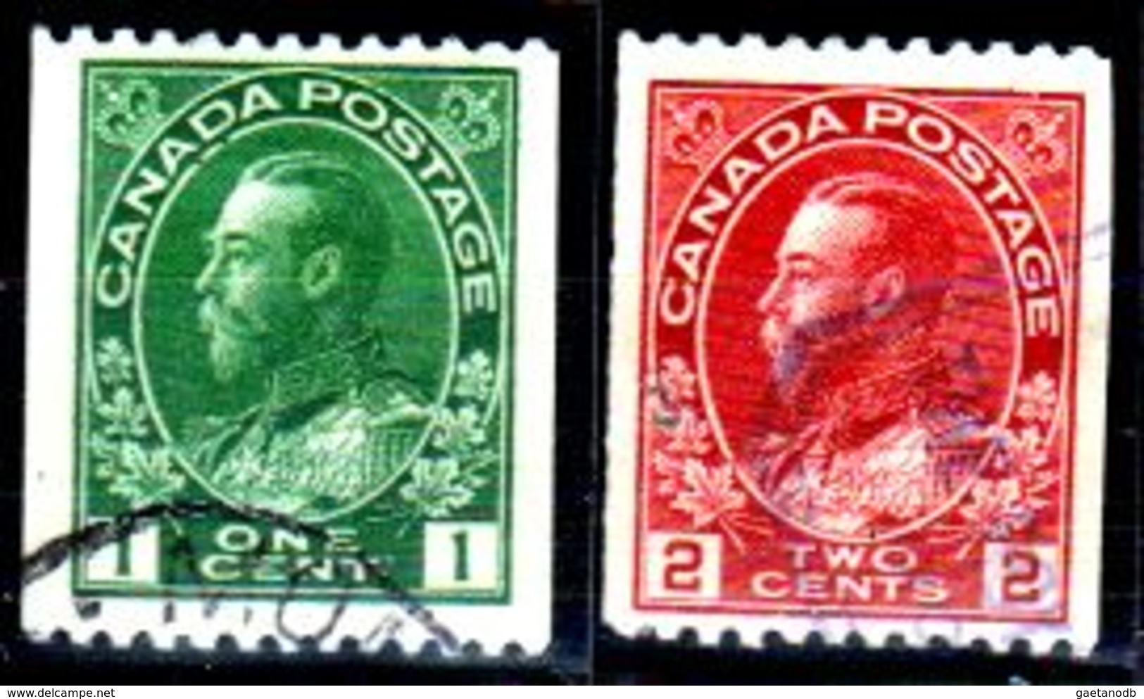 B234-Canada 1911-18 (o) Used - Senza Difetti Occulti - - Coil Stamps