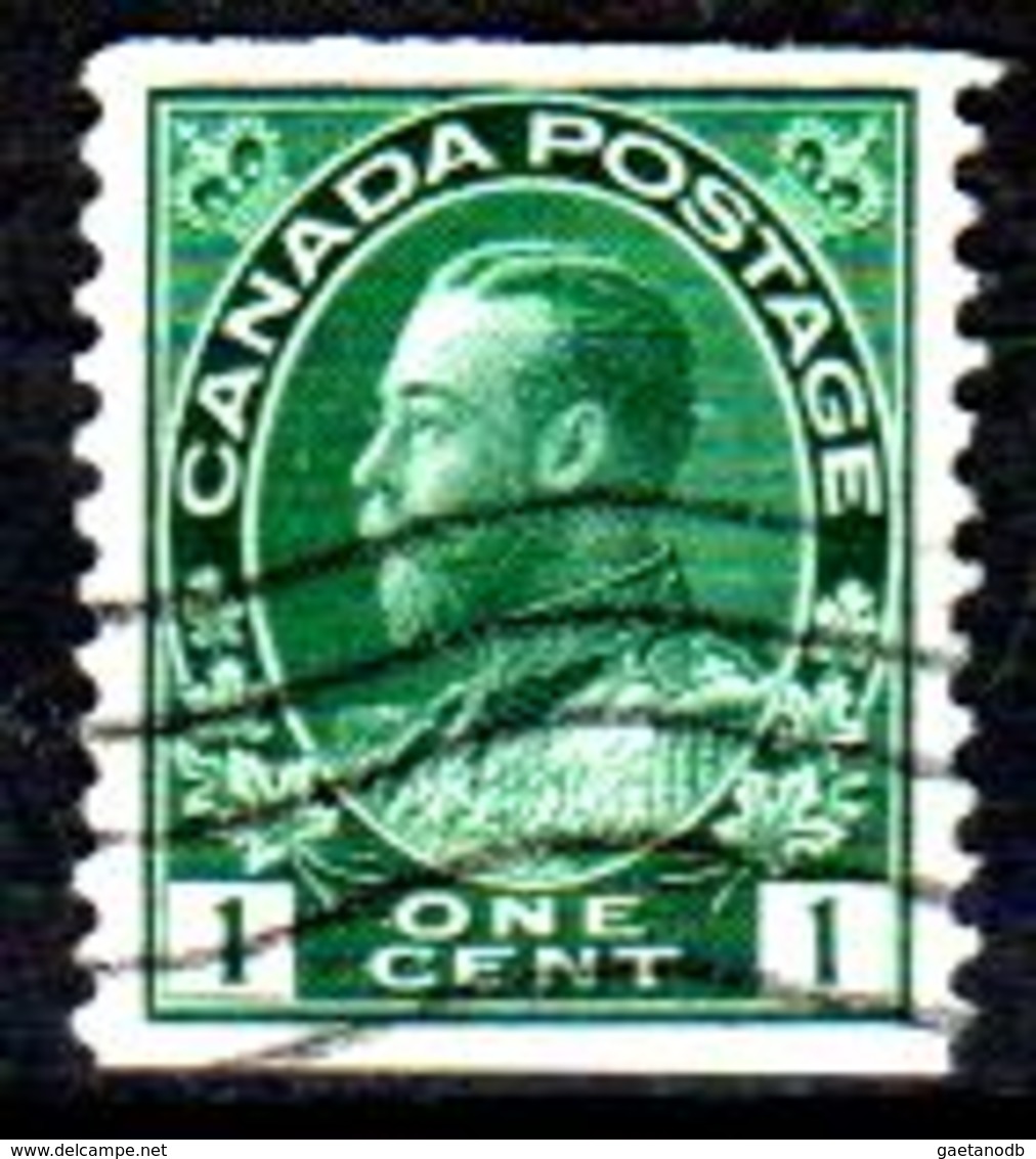 B236-Canada 1911-18 (o) Used - Senza Difetti Occulti - - Coil Stamps