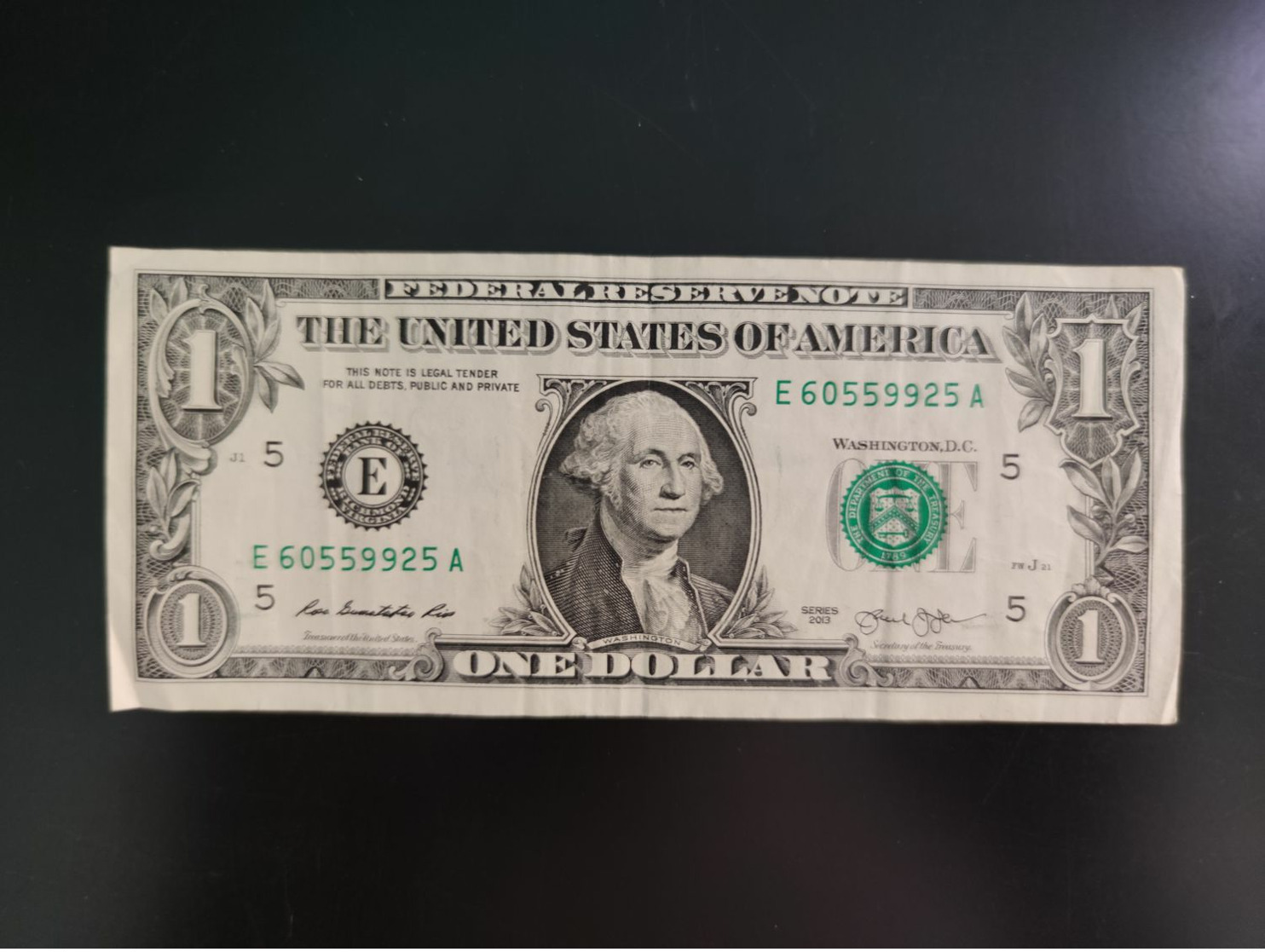 1 DOLAR 2013 - Biljetten Van De  Federal Reserve (1928-...)