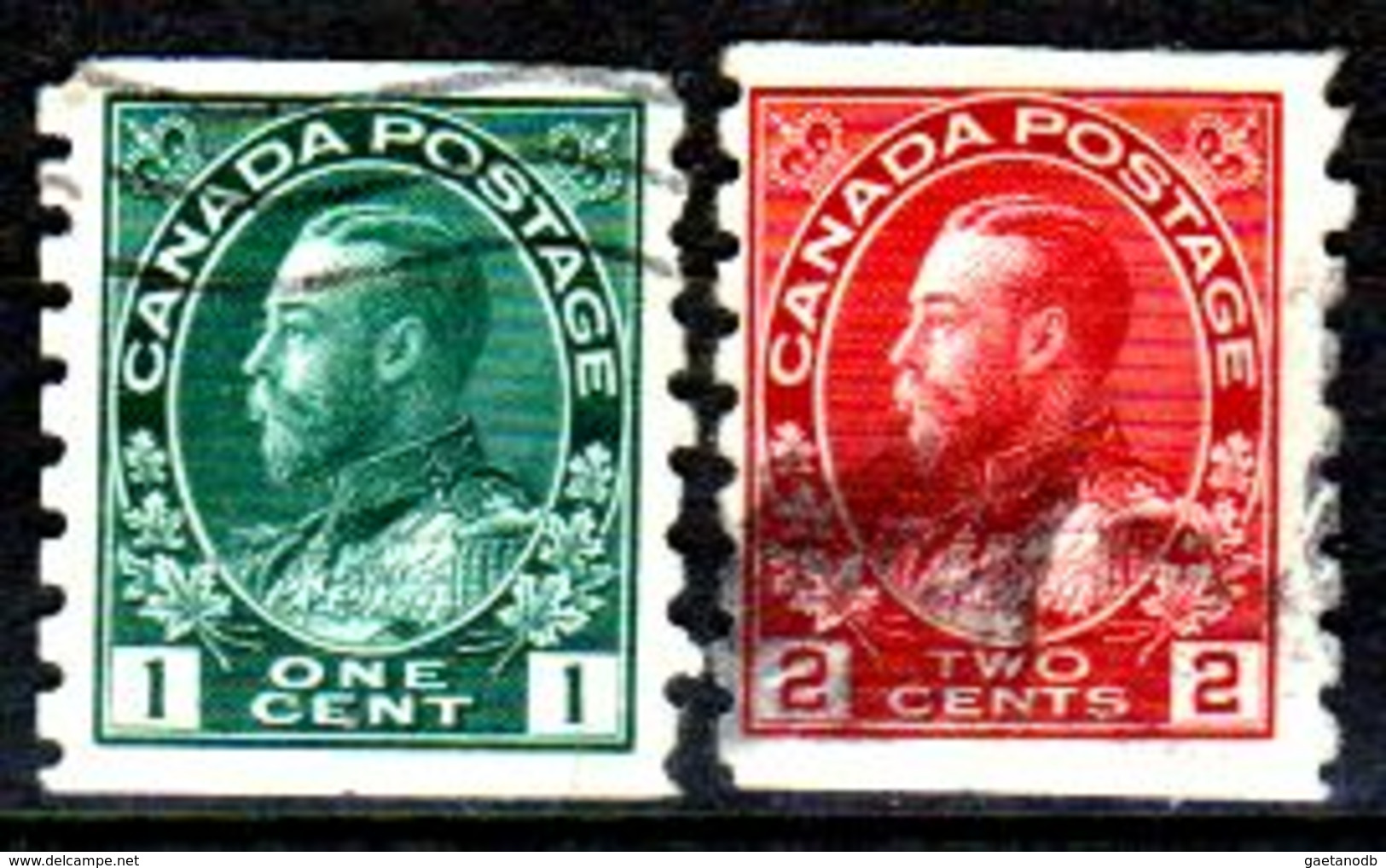 B239-Canada 1911-18 (o) Used - Senza Difetti Occulti - - Roulettes