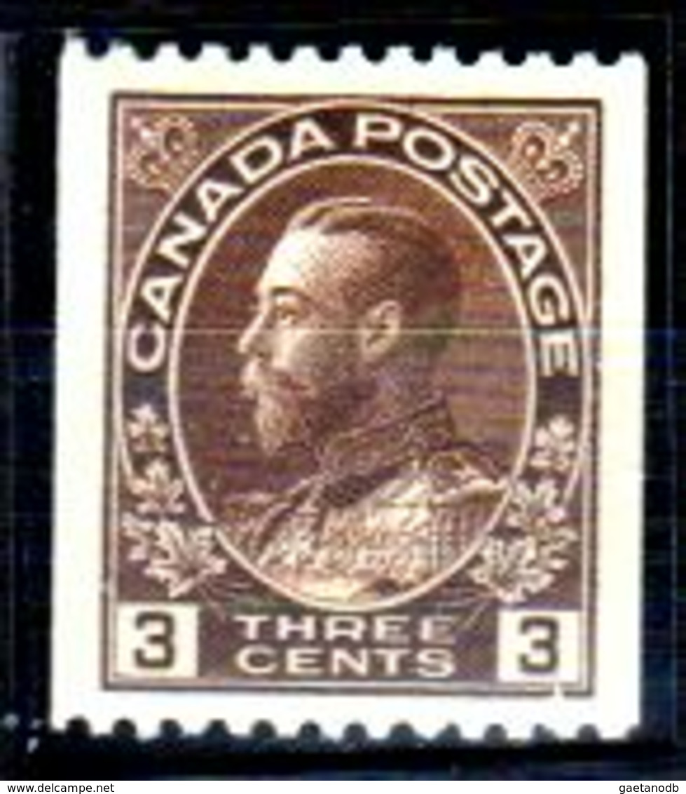 B243-Canada 1918-25 (+) LH - Senza Difetti Occulti - - Coil Stamps