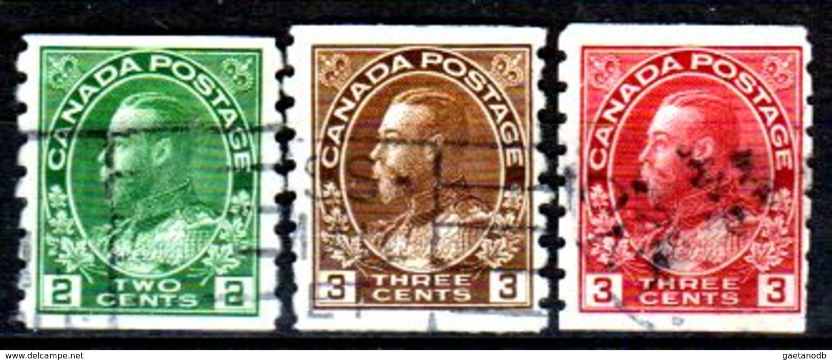 B245-Canada 1918-25 (o) Used - Senza Difetti Occulti - - Coil Stamps