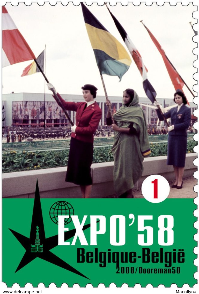 Blok 158** "Wereldtentoonstelling Te Brussel, Expo '58, Atomium"- Bloc 158** MNH 3804/08** - 1961-2001