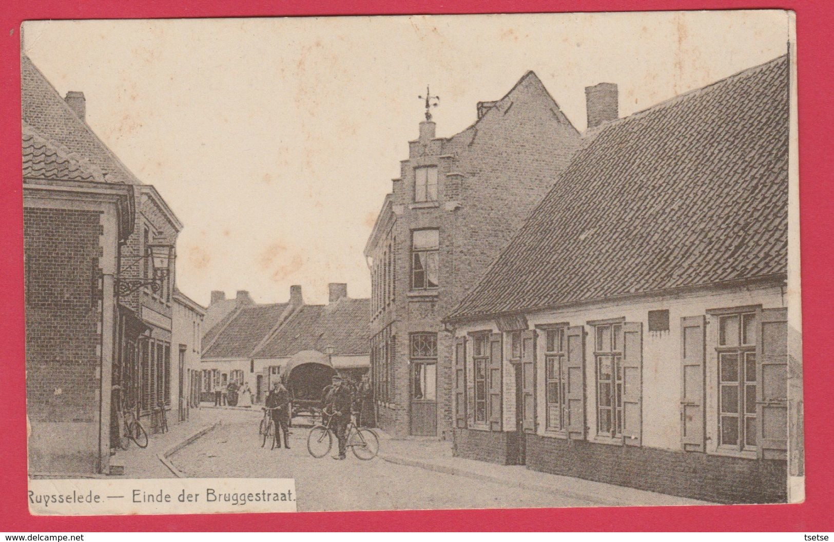 Ruiselde - Einde Der Bruggestraat -1918 ( Verso Zien ) - Ruiselede