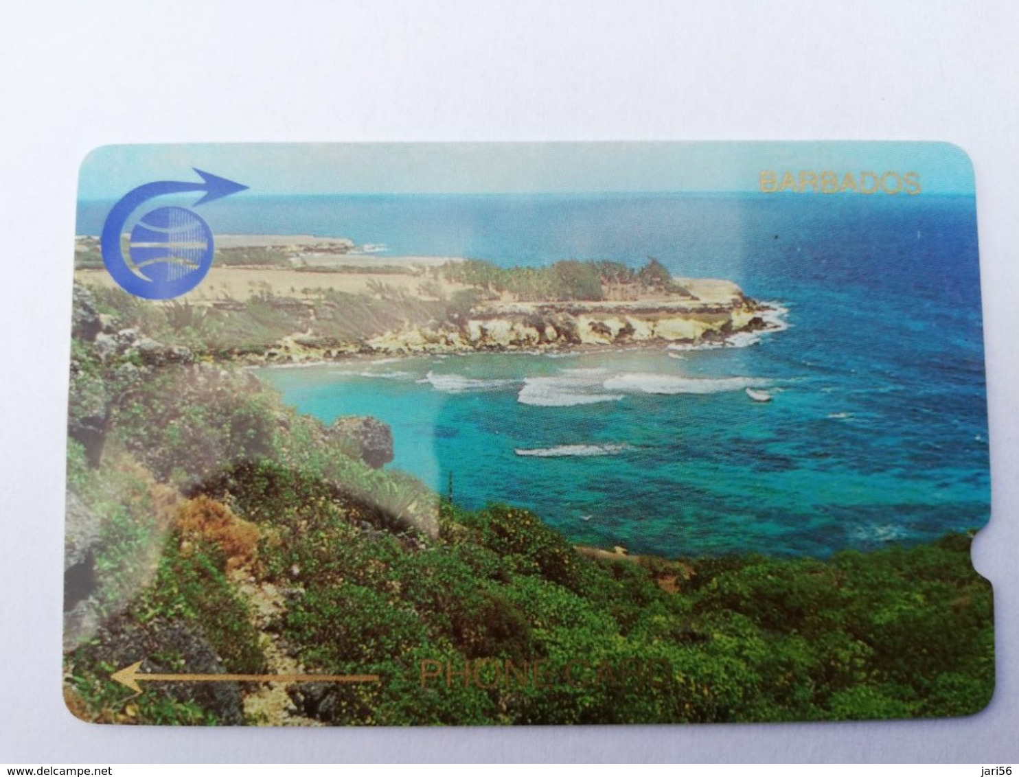 BARBADOS   $10- Gpt Magnetic     BAR-1B 1CBDB   COASTLINE   MINT  Card  ** 2857** RR - Barbados (Barbuda)