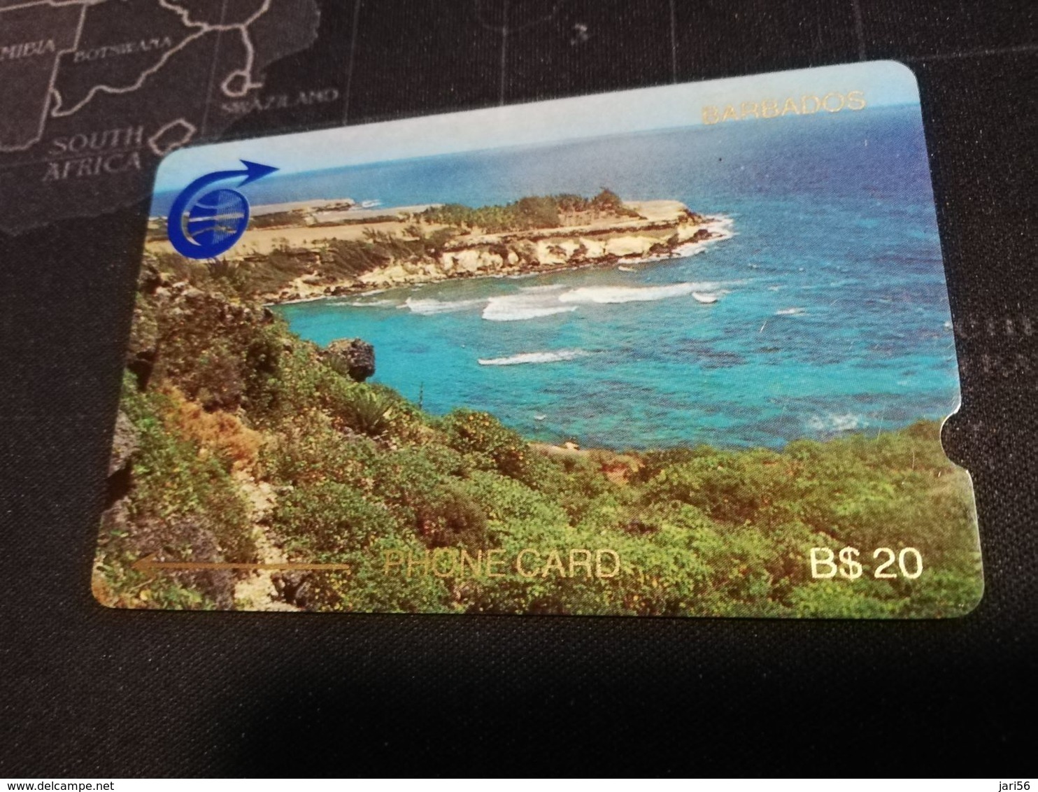 BARBADOS   $20- Gpt Magnetic     BAR-1C 1CBDC   COASTLINE   MINT  Card  ** 2858** RR - Barbados