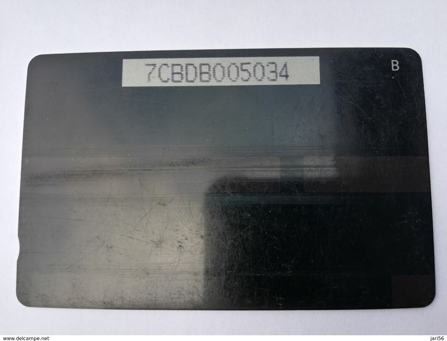 BARBADOS   $20-  Gpt Magnetic     BAR-7B  7CBDB     FISHERMAN    OLD LOGO     Very Fine Used  Card  ** 2871** - Barbades