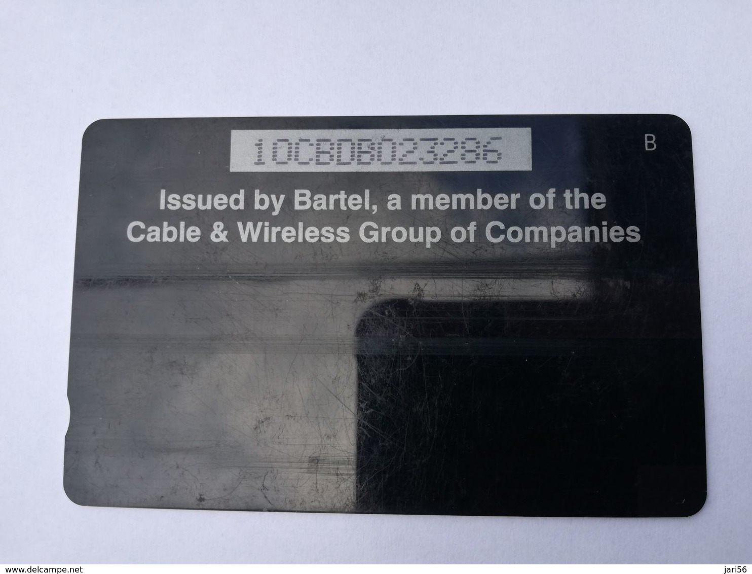 BARBADOS   $20-  Gpt Magnetic     BAR-10B  10CBDB   WINDSURFING     NEW  LOGO         Very Fine Used  Card  ** 2879** - Barbados (Barbuda)