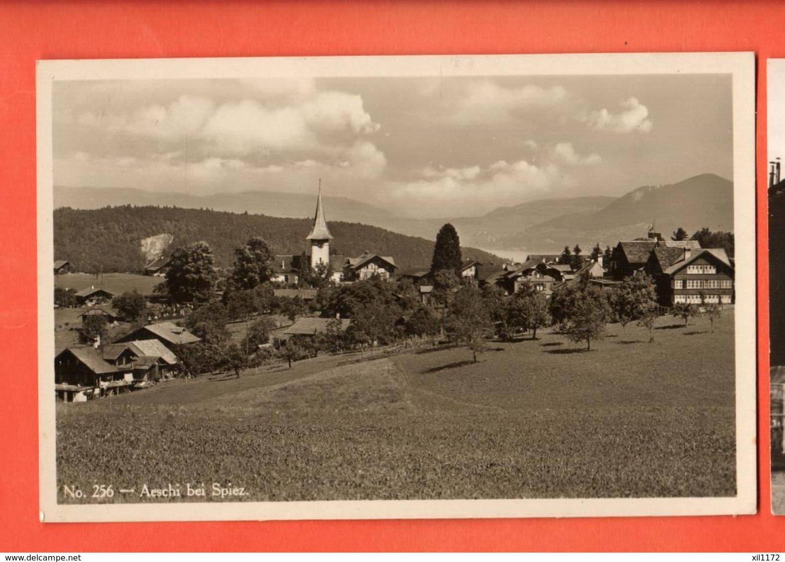 AA-24 Aeschi Bei Spiez Gelaufen 1935 - Aeschi Bei Spiez