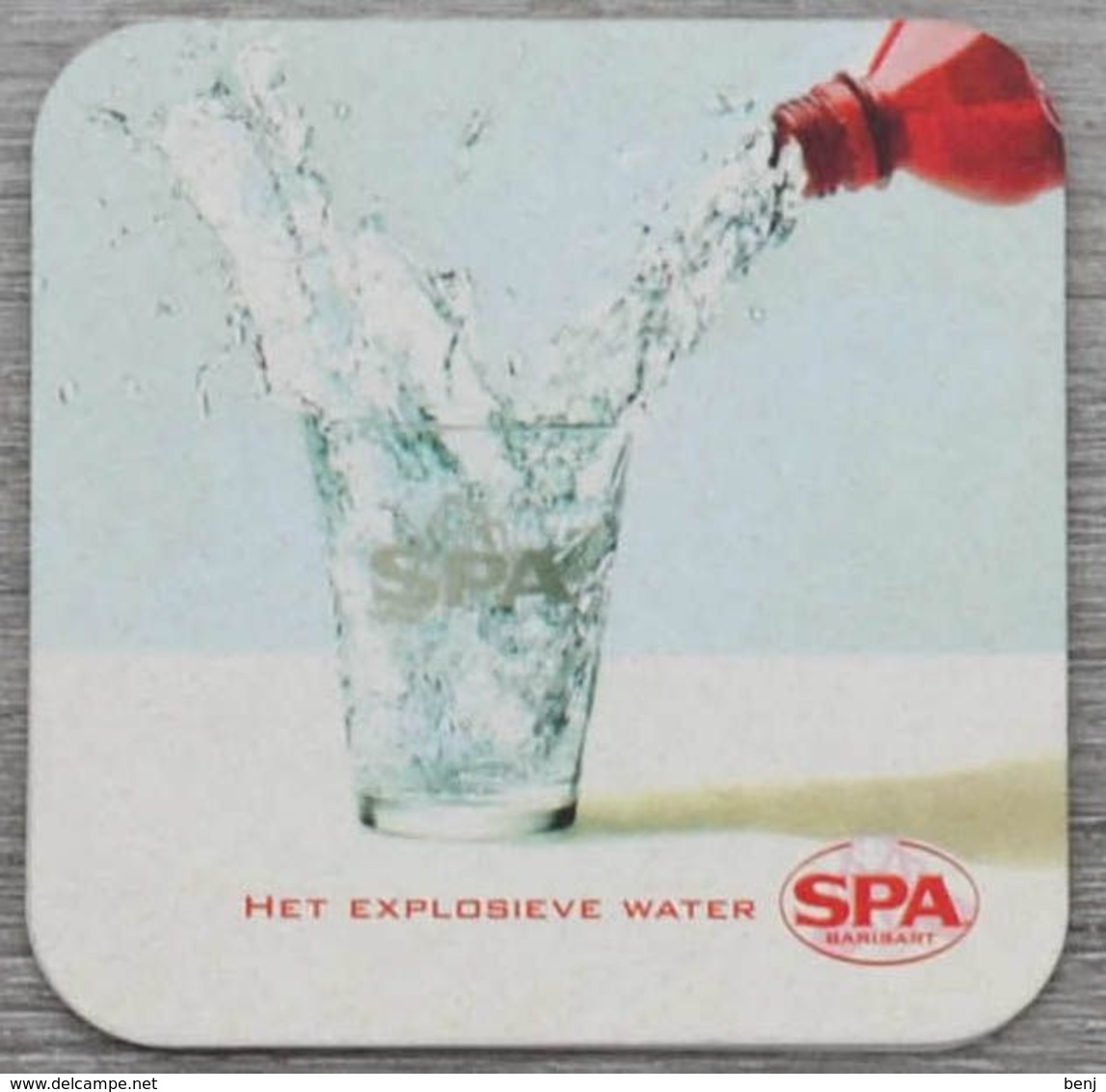 Sous-bock SPA Barisart Het Explosieve Water (eau, Verre) Bierdeckel Bierviltje Coaster (CX) - Sous-bocks