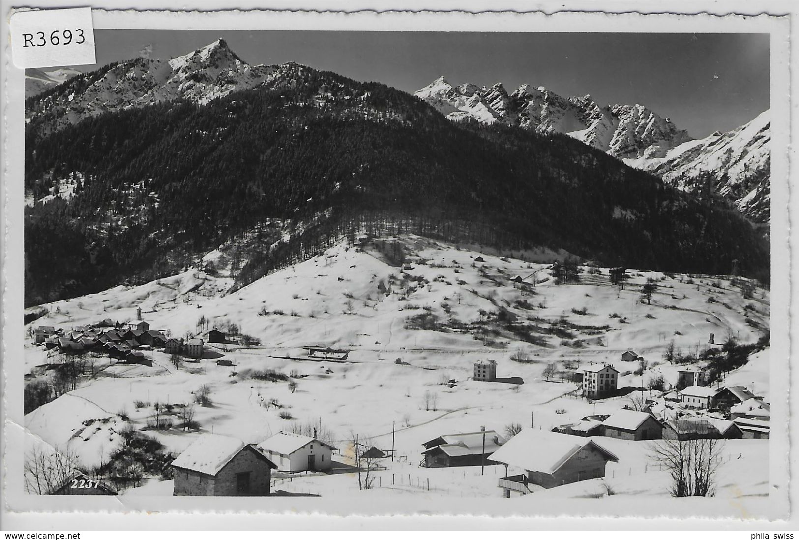 Panorama Dalpe-Cornone Im Winter En Hiver - Dalpe