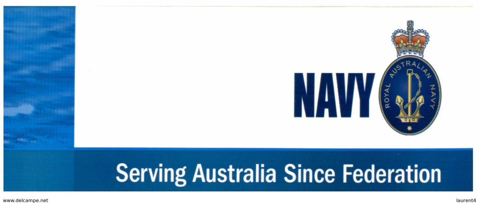 (G 25) Stickers / Autocollan - Australian RAN (Navy) HMAS Melbourne & Navy - Altri & Non Classificati