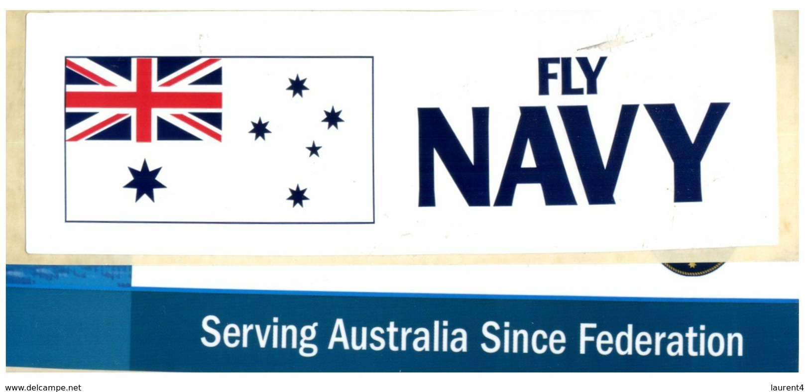 (G 25) Stickers / Autocollant - Australian RAN (Navy) Navy (2 Stickers) - Altri & Non Classificati