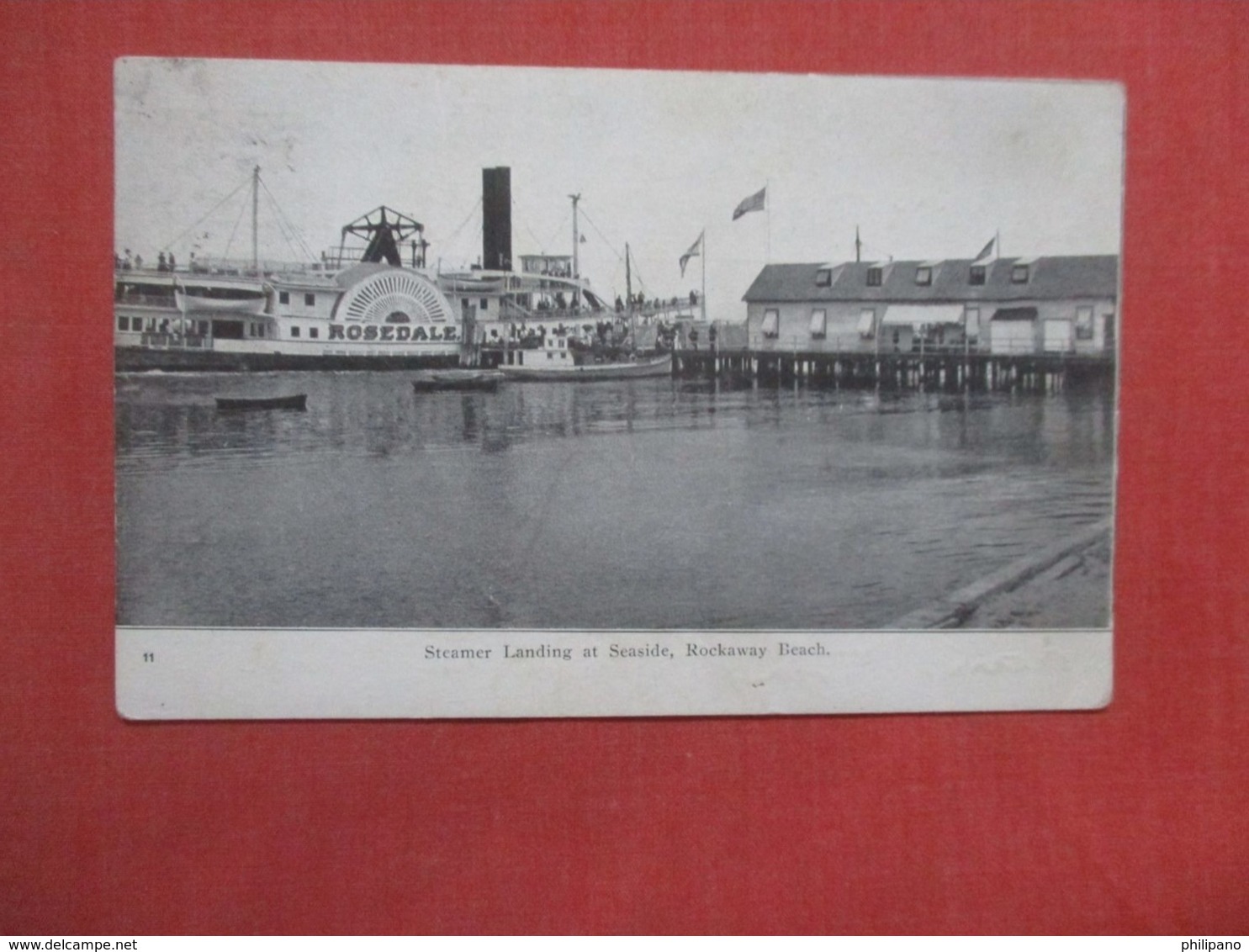 Steamer Landing At Seaside  Rockaway Beach - New York    Ref 4266 - Long Island