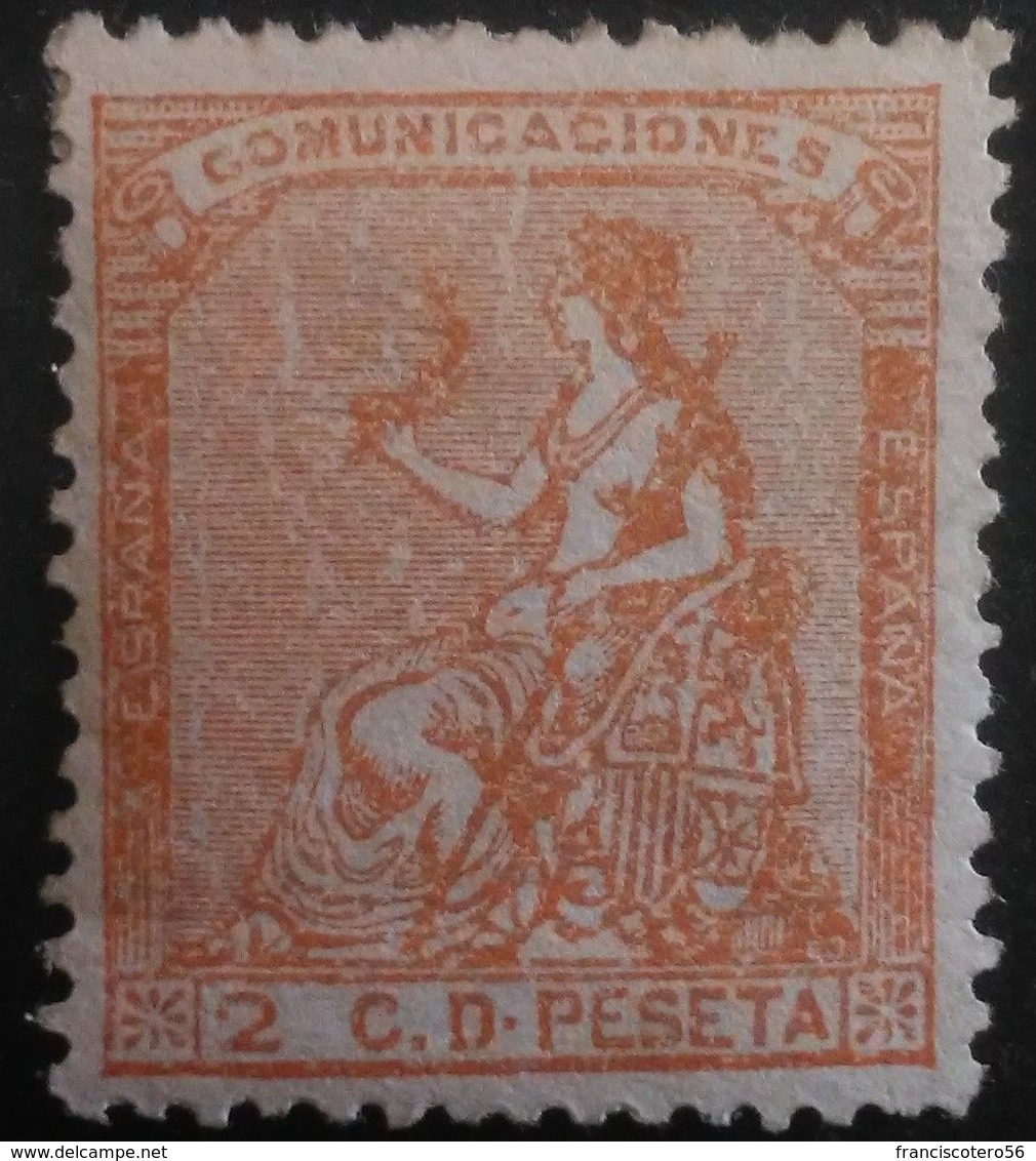 España: Año. 1873 - (Alegoría De España). Lujo, Autentico. - Unused Stamps