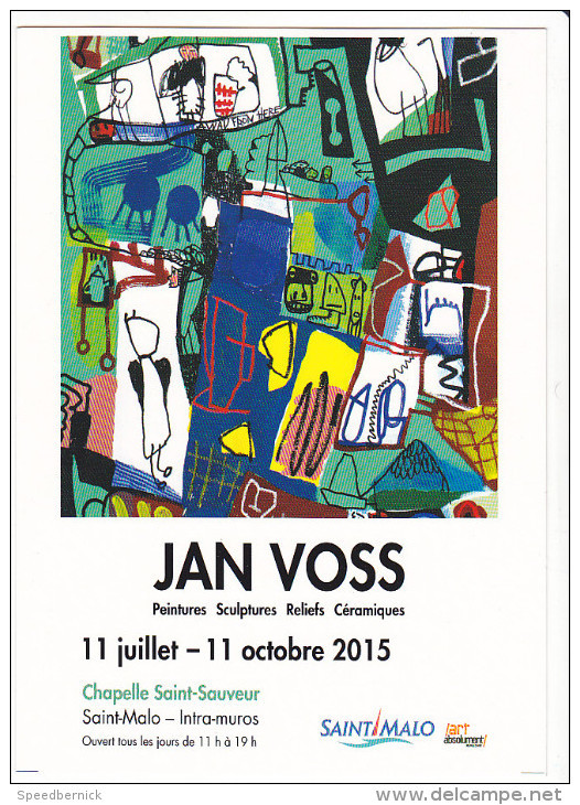 24550 Saint Malo 35 France  Jan Voss Peinture Reliefs Ceramiques -chapelle Saint Sauveur, Exposition -oct 2015 - Schilderijen