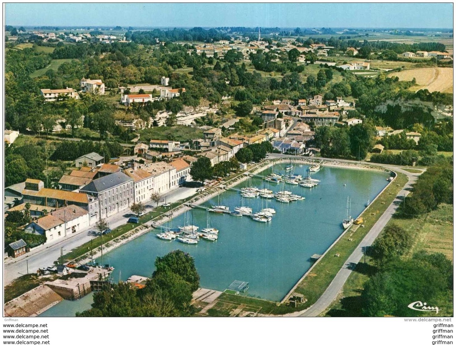 MORTAGNE SUR GIRONDE VUE GENERALE AERIENNE DU PORT CPSM GM TBE - Autres & Non Classés