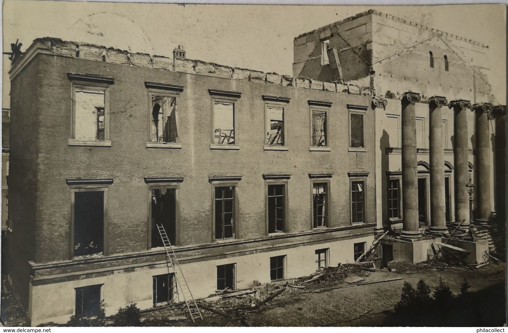 Groningen // FOTOKAART / Na De Brand Academiegebouw  1906 Stempel Ivens & Co - Groningen