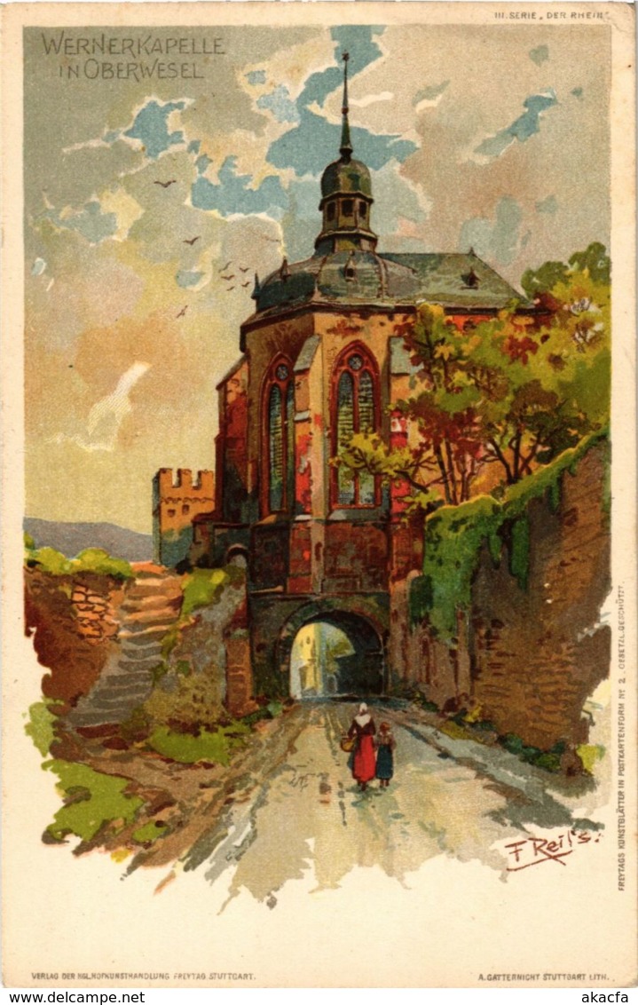 CPA AK Oberwesel Wernerkapelle GERMANY (1010943) - Oberwesel