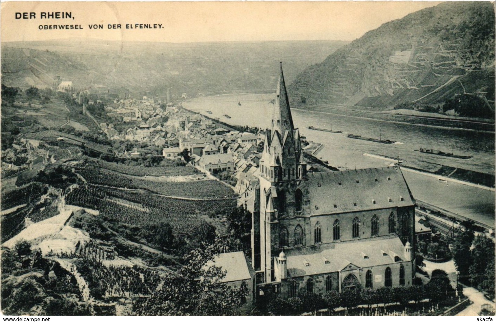 CPA AK Oberwesel Von Der Elfenley GERMANY (1010958) - Oberwesel