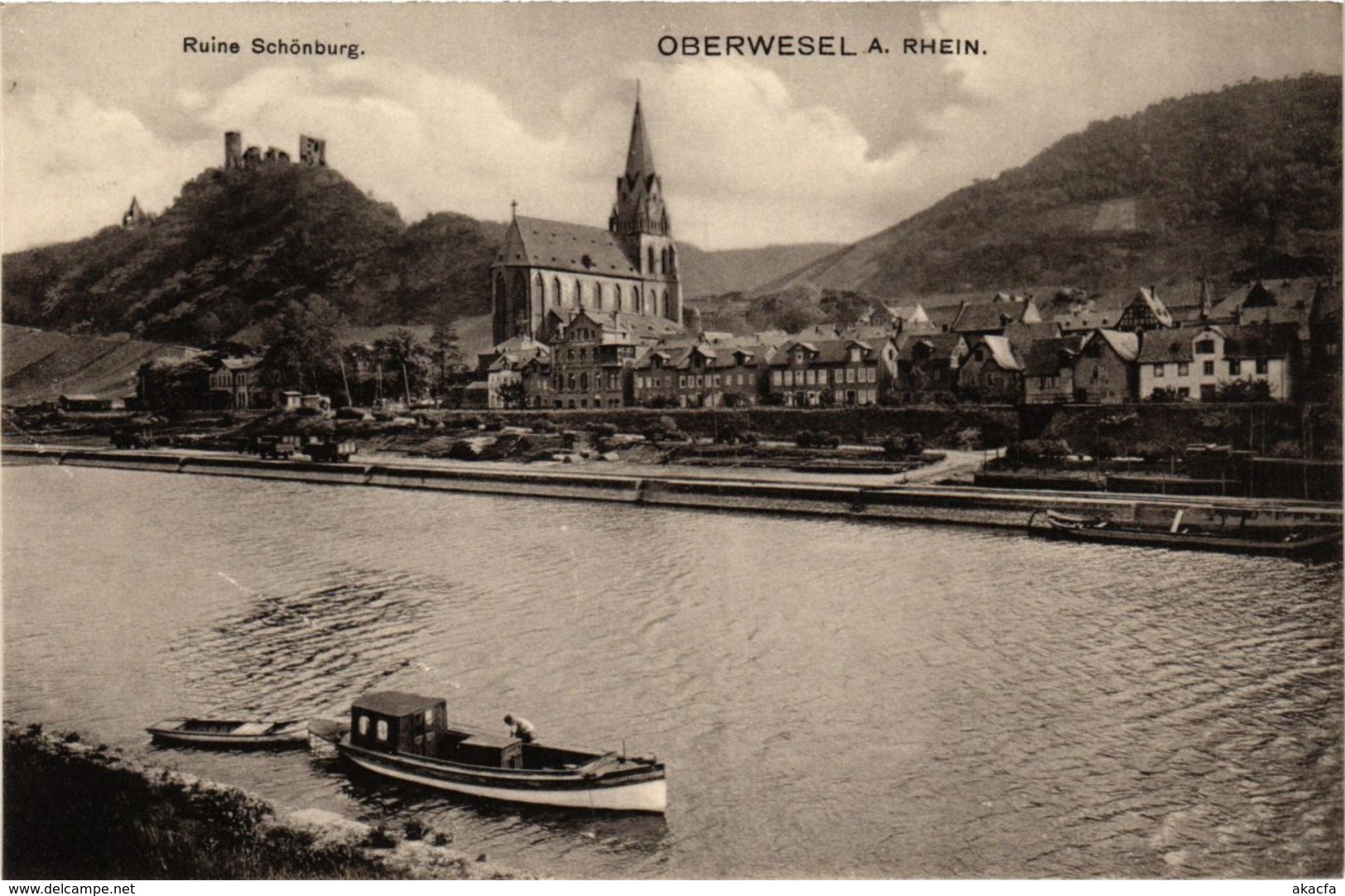 CPA AK Oberwesel Am Rhein GERMANY (1010974) - Oberwesel