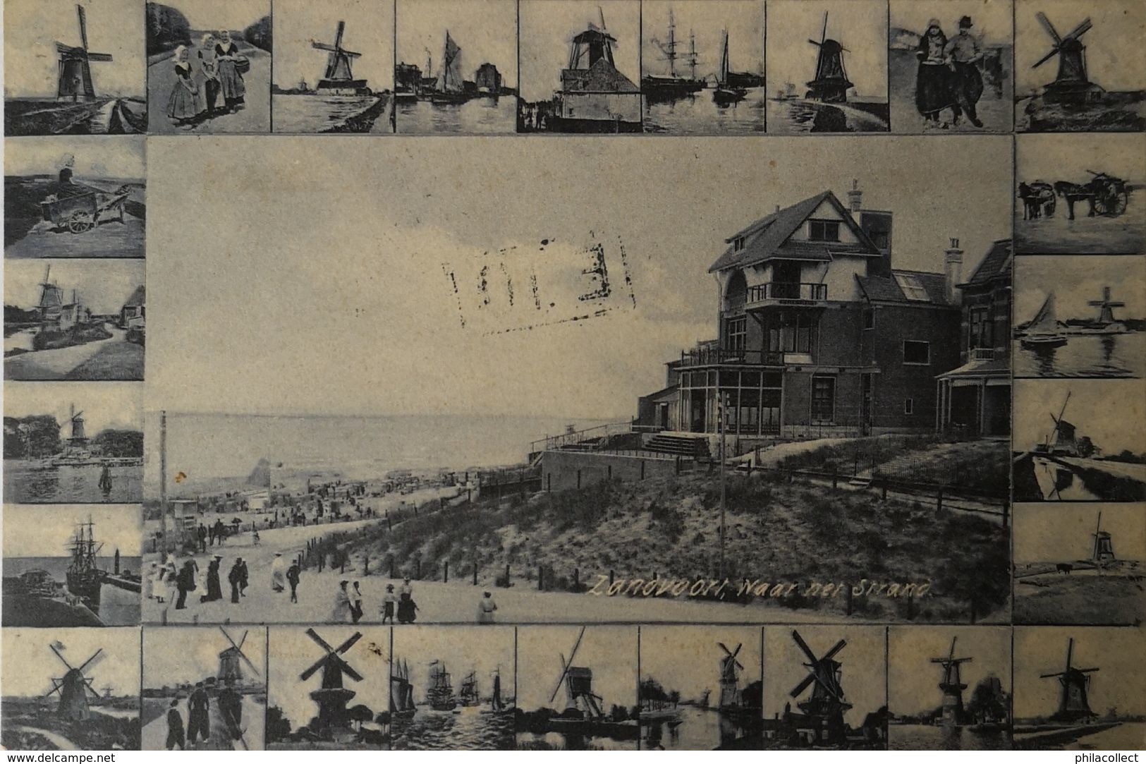 Zandvoort / Naar Het Strand (Villa) - Molen Zierrand 1907 - Zandvoort