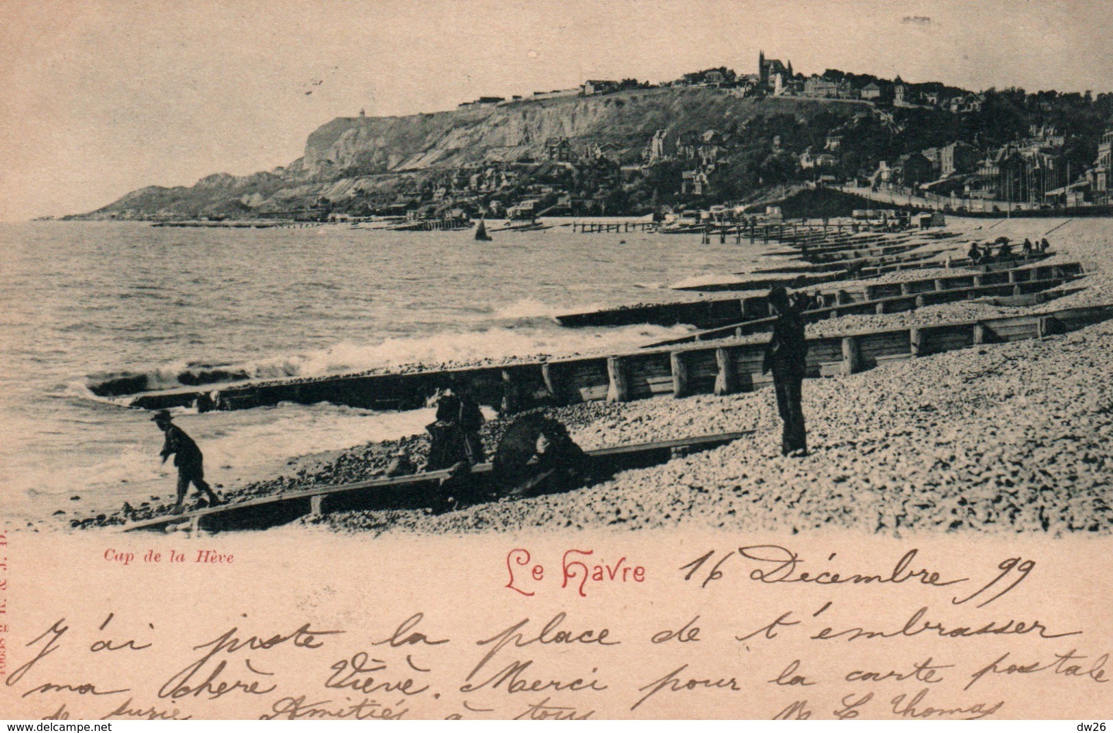 Le Havre -  Cap De La Hève - Carte R. & J. D.. Dos Simple N° 10658 - Cap De La Hève