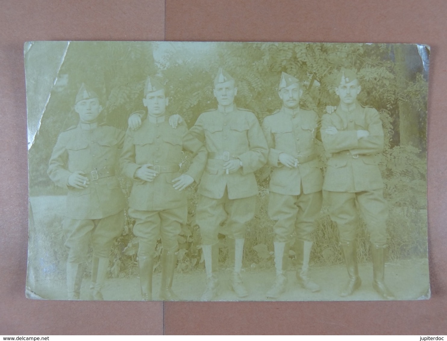 Groupe De Soldats Camp De Bourg-Léopold - Guerre 1914-18