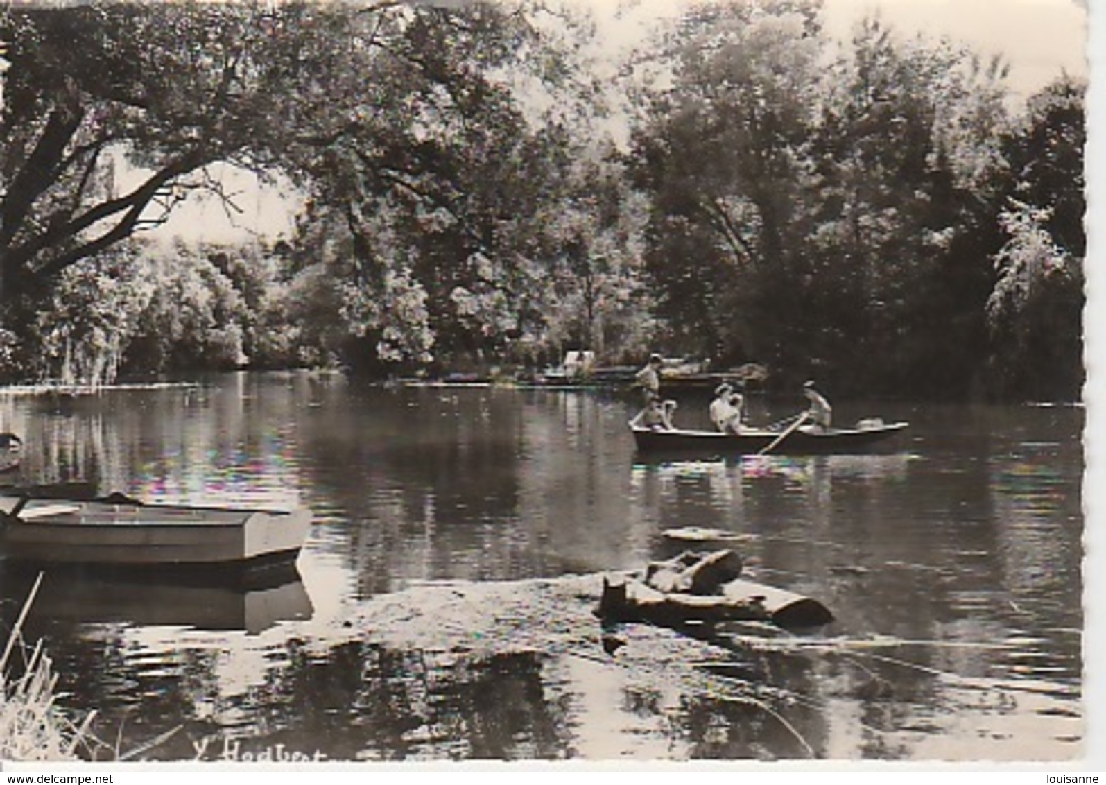 20 : 8 / 47. -   "  Au Long Du Loing  " Promenade Au Fil De L'eau - CPM - Saint Pierre Les Nemours