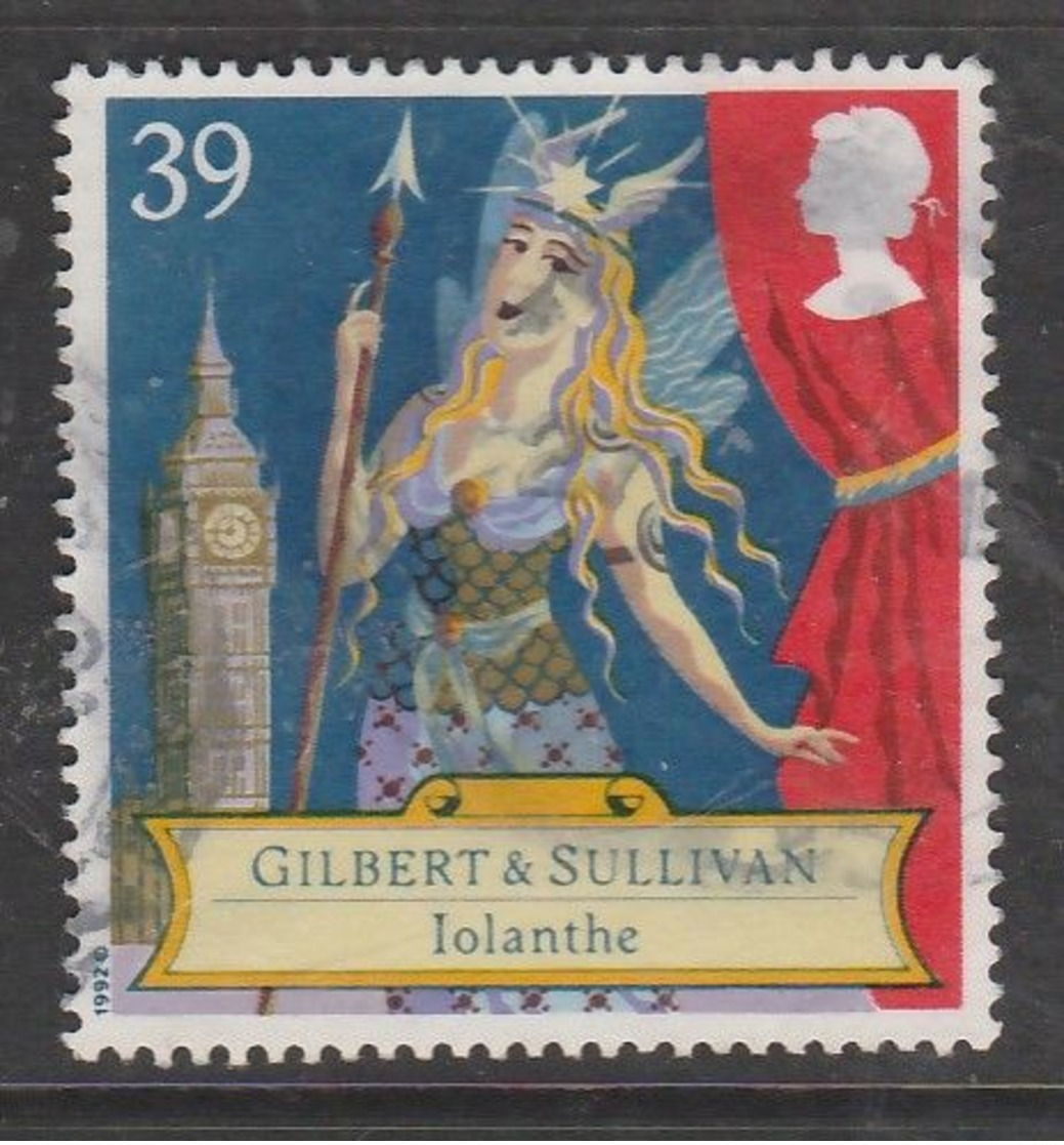 GB 1992 The 150th Anniversary Of The Birth Of Sir Arthur Sullivan, Composer 39p Multicoloured SG 1628 O Used - Oblitérés