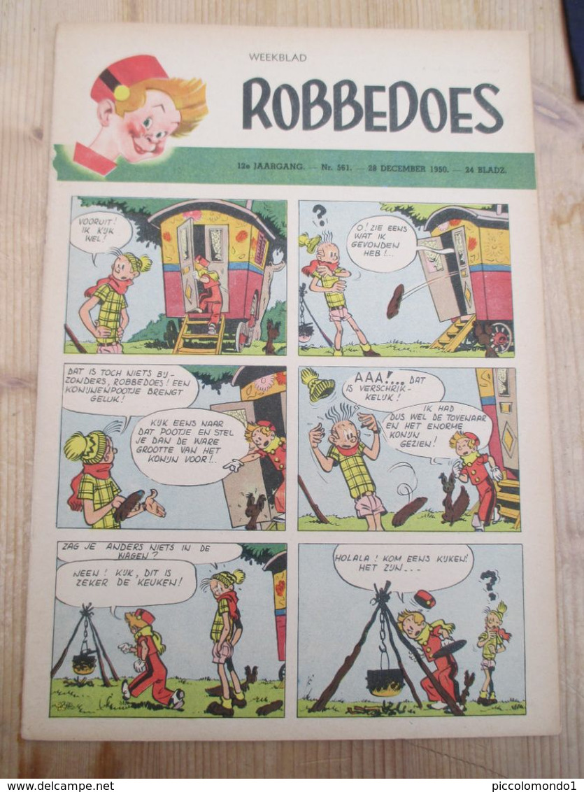 Robbedoes Almanak 1951 In Weekblad Mooie Staat - Robbedoes En Kwabbernoot