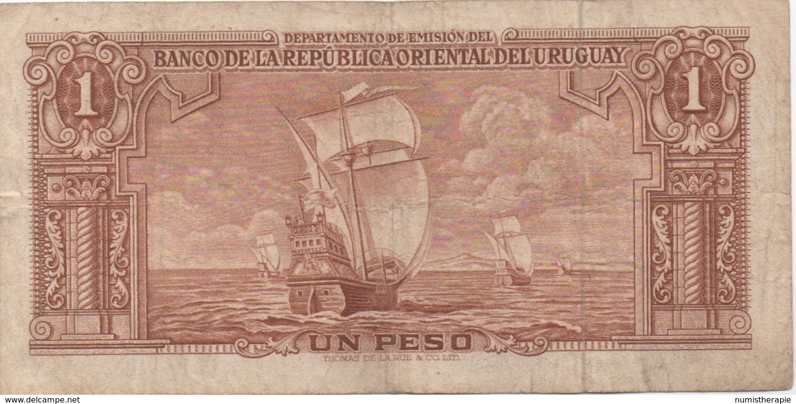 Uruguay : 1 Peso 1939 Mauvais état - Uruguay