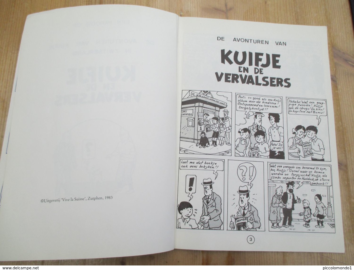 Kuifje En De Vervalsers Parodie Tintin - Kuifje