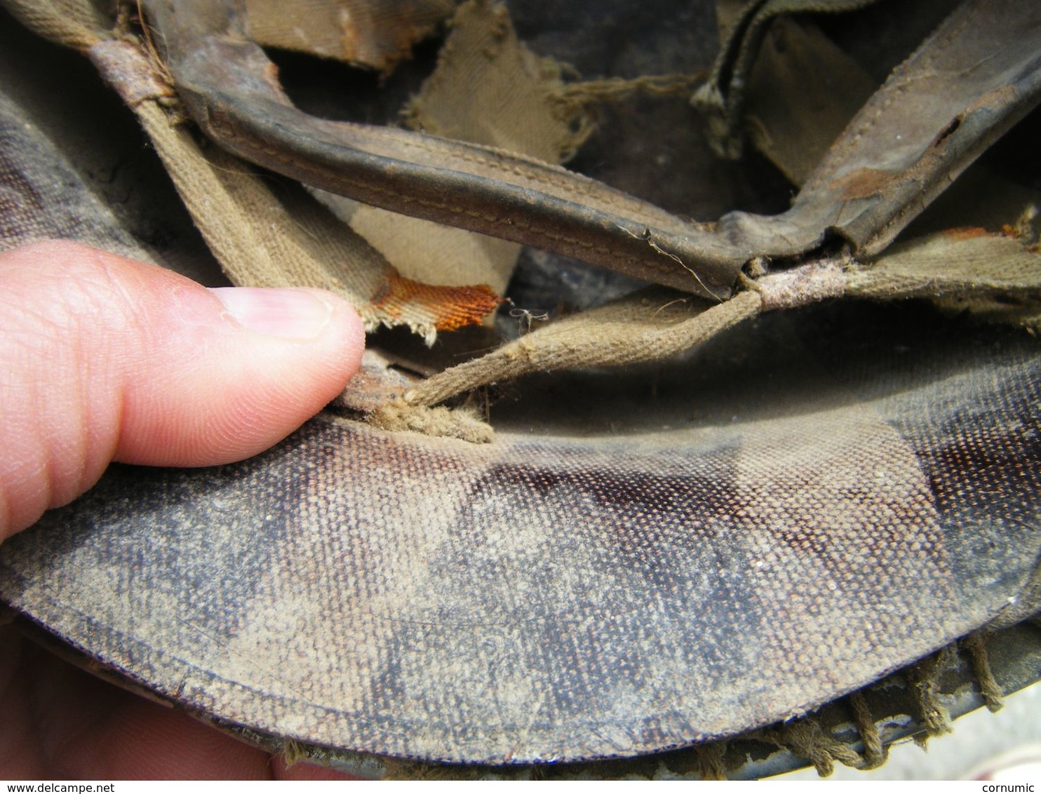 casque et sous casque US WW2 débarquement Normandie/objet de grenier