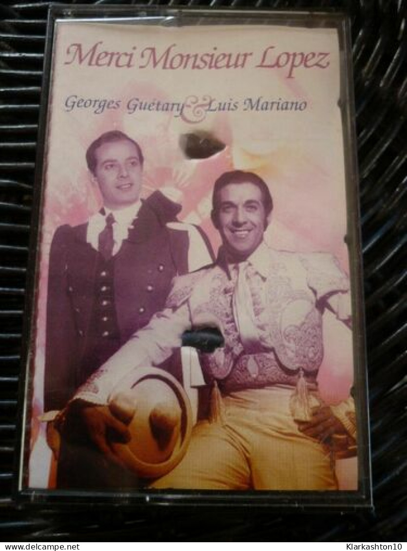 Georges Guétary Merci Monsieur Lopez Cassette Eclectic 684 549 - Audiokassetten
