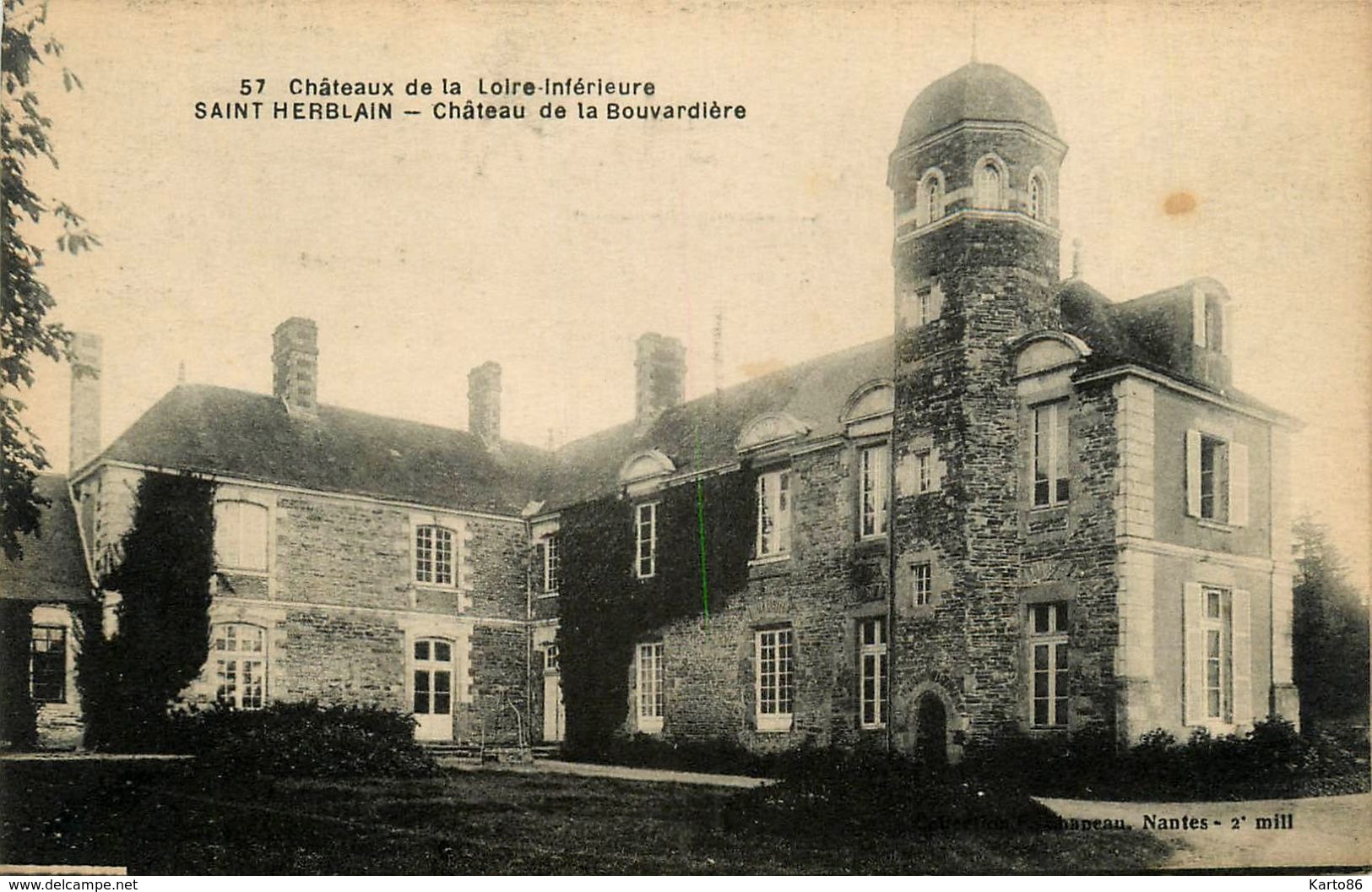 St Herblain * Château De La Bouvardière * Châteaux De La Loire Inférieure N°57 - Saint Herblain