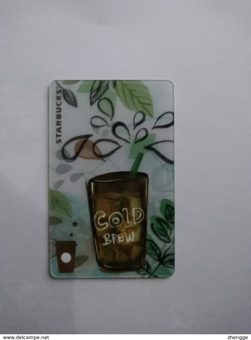 China Gift Cards, Starbucks,  2016 (1pcs) - Gift Cards