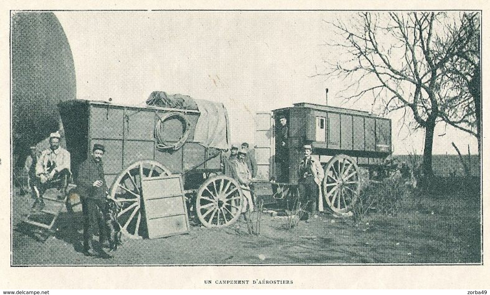 Campement D' Aérostiers 1915 - 1914-18